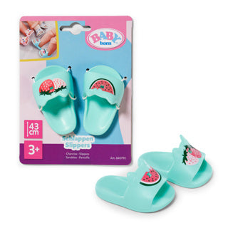 Pantuflas bebe born 3 surtidos 43cm | 2 piezas
