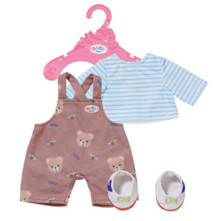 Outfit per jeans da orso nato da baby zapf