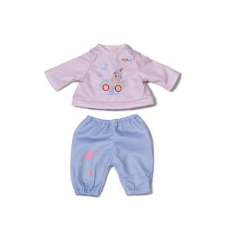 Chándal bebe born rosa 36 cm | 2 piezas