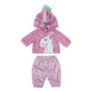 Baby born outfit unicorn 43 cm | 2 stuks