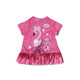 Vestido bebe born flamenco 43 cm | 2 piezas