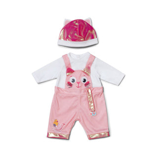 Pelele bebe born con gorro 43 cm | 2 piezas