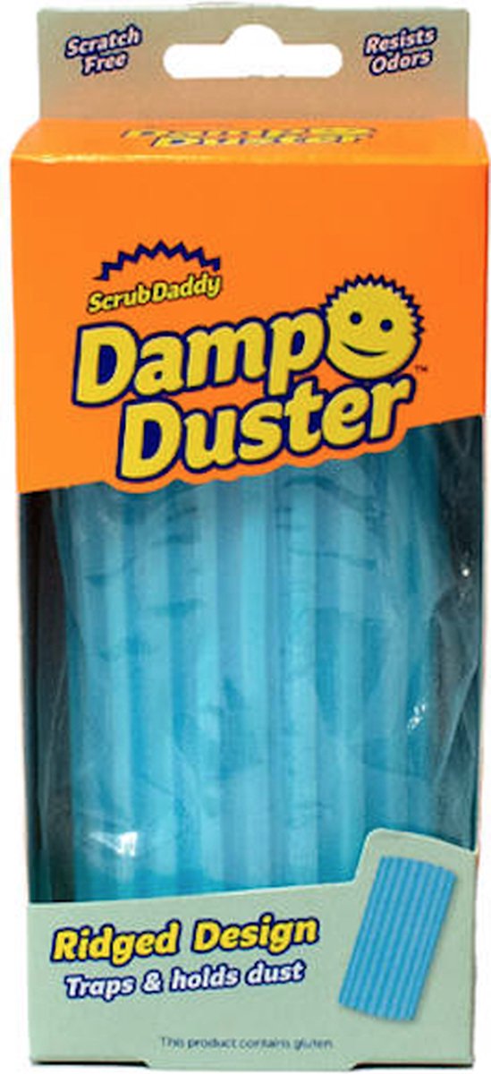 Scrub daddy - vapor duster azzurro - 1 pezzo - rimuove la polvere - rimuove facilmente e velocemente polvere, sporco e macchie