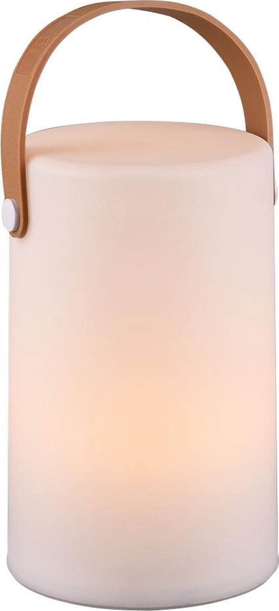Rl live your light reality aruba - lámpara de mesa - blanco - incl. 1x smd 1w - recargable - inalámbrico - iluminación exterior - ip44