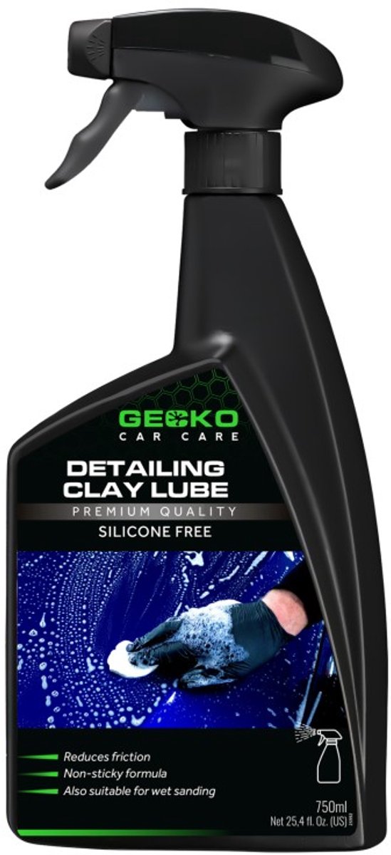 Gecko car care gecko clay lube detailing spray 750ml