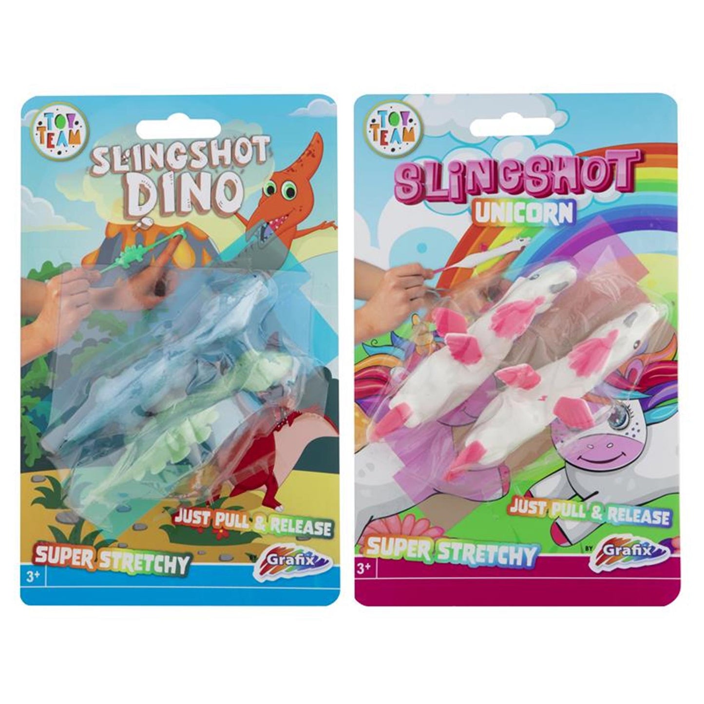 Grafix slingshot schieter unicorn dino