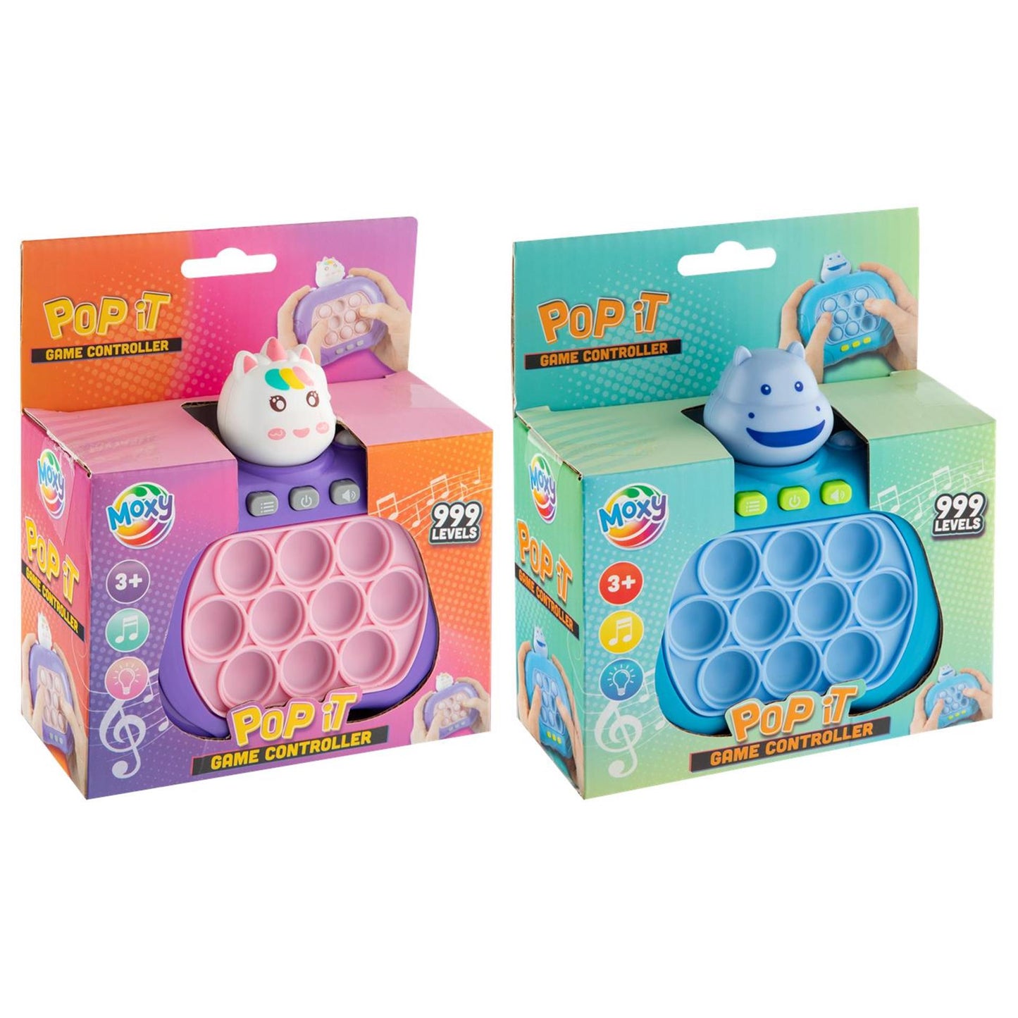 Controller di gioco Moxy pop-it, 2ass
