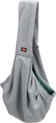 Trixie junior dog bag belly carrier light gray mint green