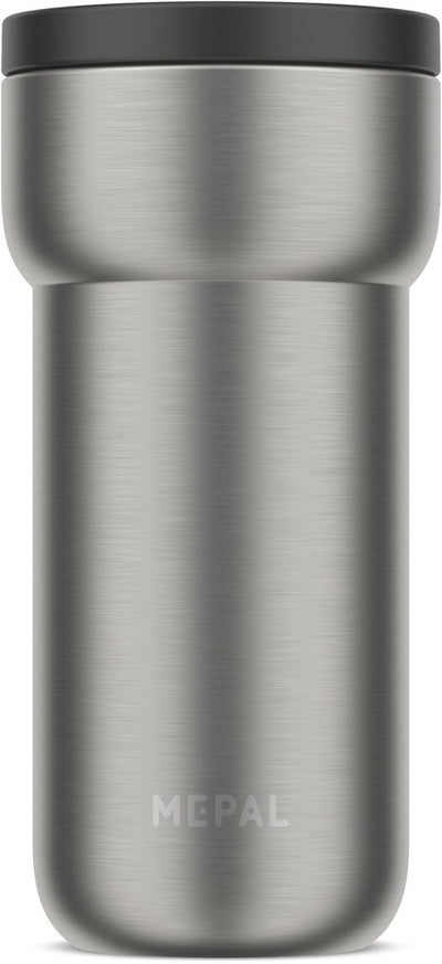 Tazza termica Mepal Ellipse - 375 ml - tazza da caffè da asporto - a tenuta stagna - nero nordico