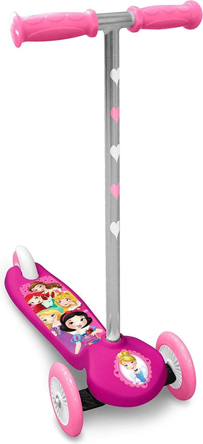 Princess 3-wheel Kids Step Foot brake Girls Pink