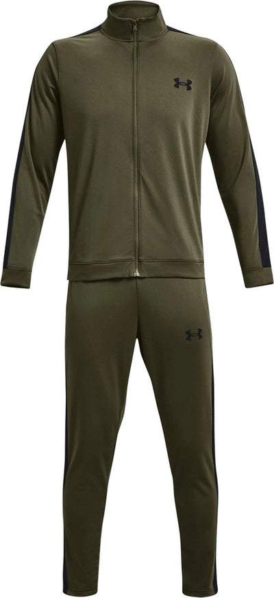 Chándal para hombre Under Armour UA Rival Knit Track Suit-GRN - Azul marino OD Verde - Negro