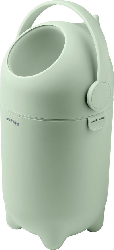 Nattou dropy diaper pail - 48.5 cm - green