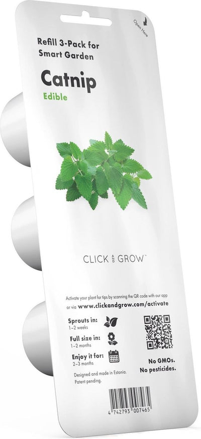 Click and grow catnip plant pods