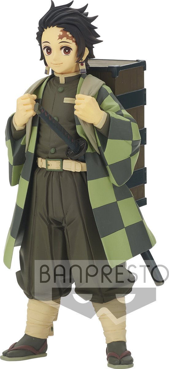 Banpresto co., ltd. demon slayer: kimetsu no yaiba - vol.19 a: tanjiro kamado figuur 15cm