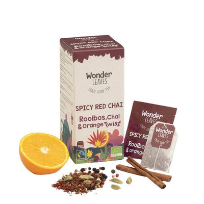 Wonder leaves organic ft spicy red chai (25x 1.8gr)