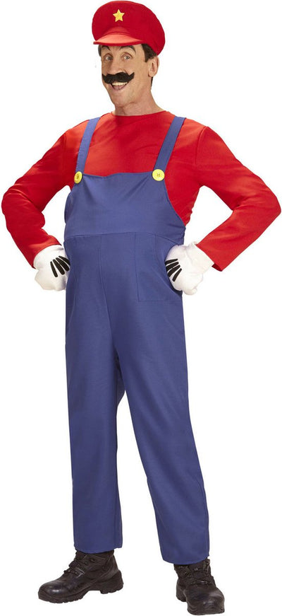 Finidi idraulico mario | uomo | grande | costume di carnevale | vestito fantasia