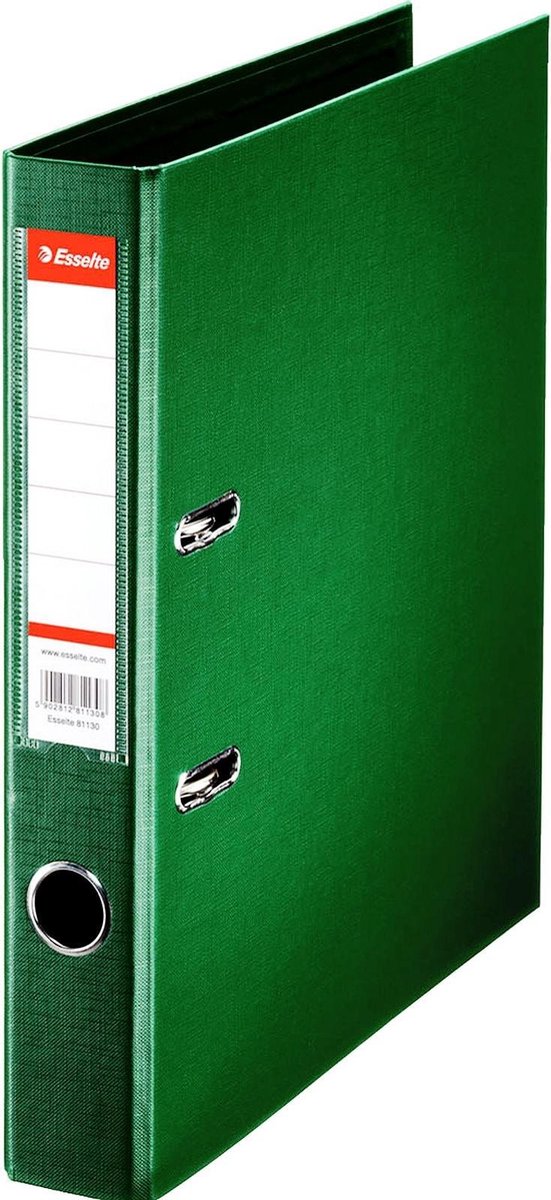 Carpeta estándar Esselte verde - a4 - 50 mm - sin protectores de bordes