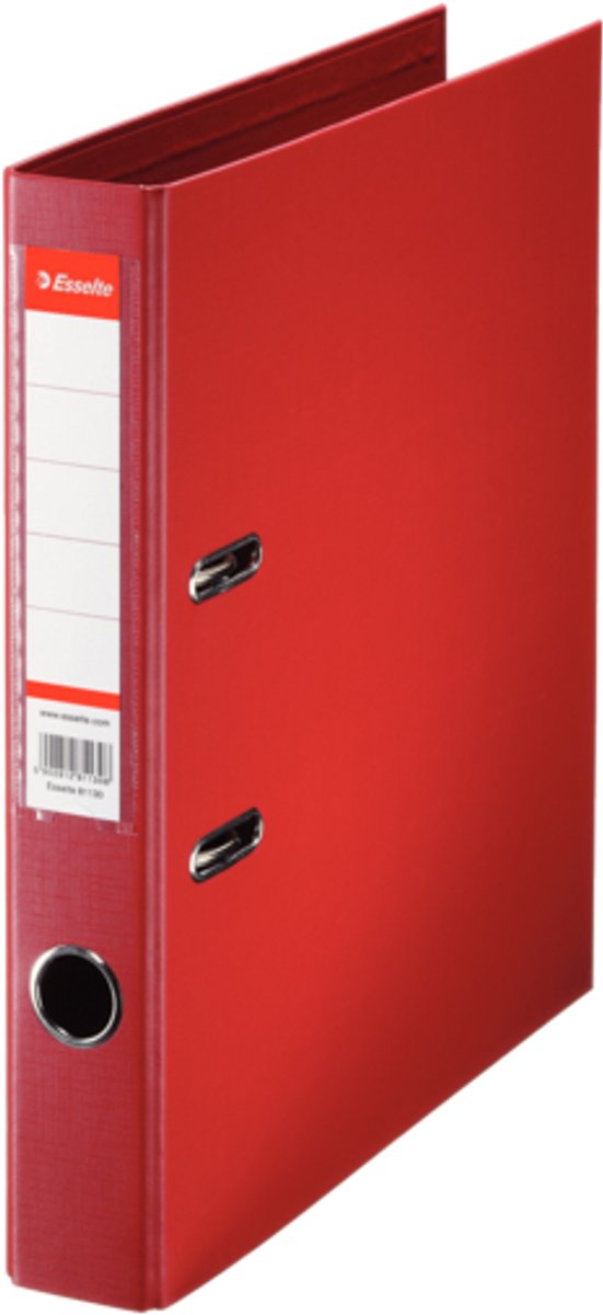 Carpeta estándar Esselte roja - a4 - 50 mm - sin protectores de bordes