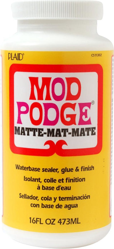 Mod podge mat - glue and sealer for hobby and decoration - 473ml