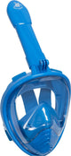 Maschera da snorkeling per tartaruga marina - boccaglio - occhialini da sub - set boccaglio - maschera integrale - bambini - blu - xs