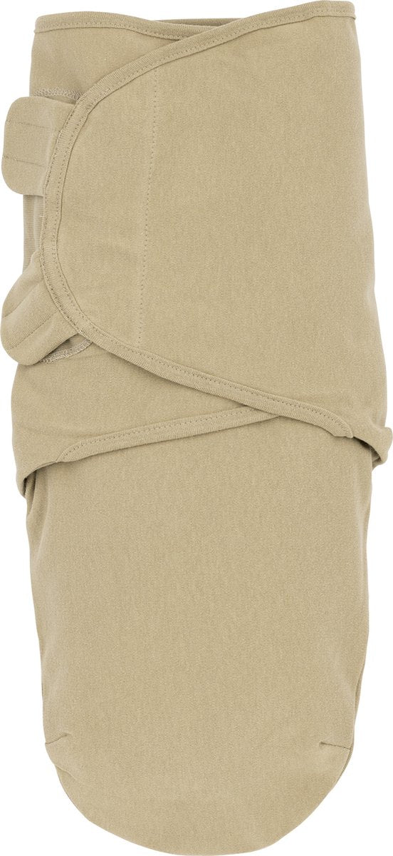 Meyco baby uni swaddle inbakerdoek - sand - 0-3 maanden - 1.0 tog