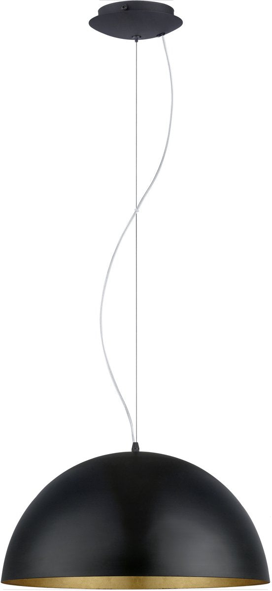 Eglo gaetano 1 hanglamp - ø38 cm - zwart goud