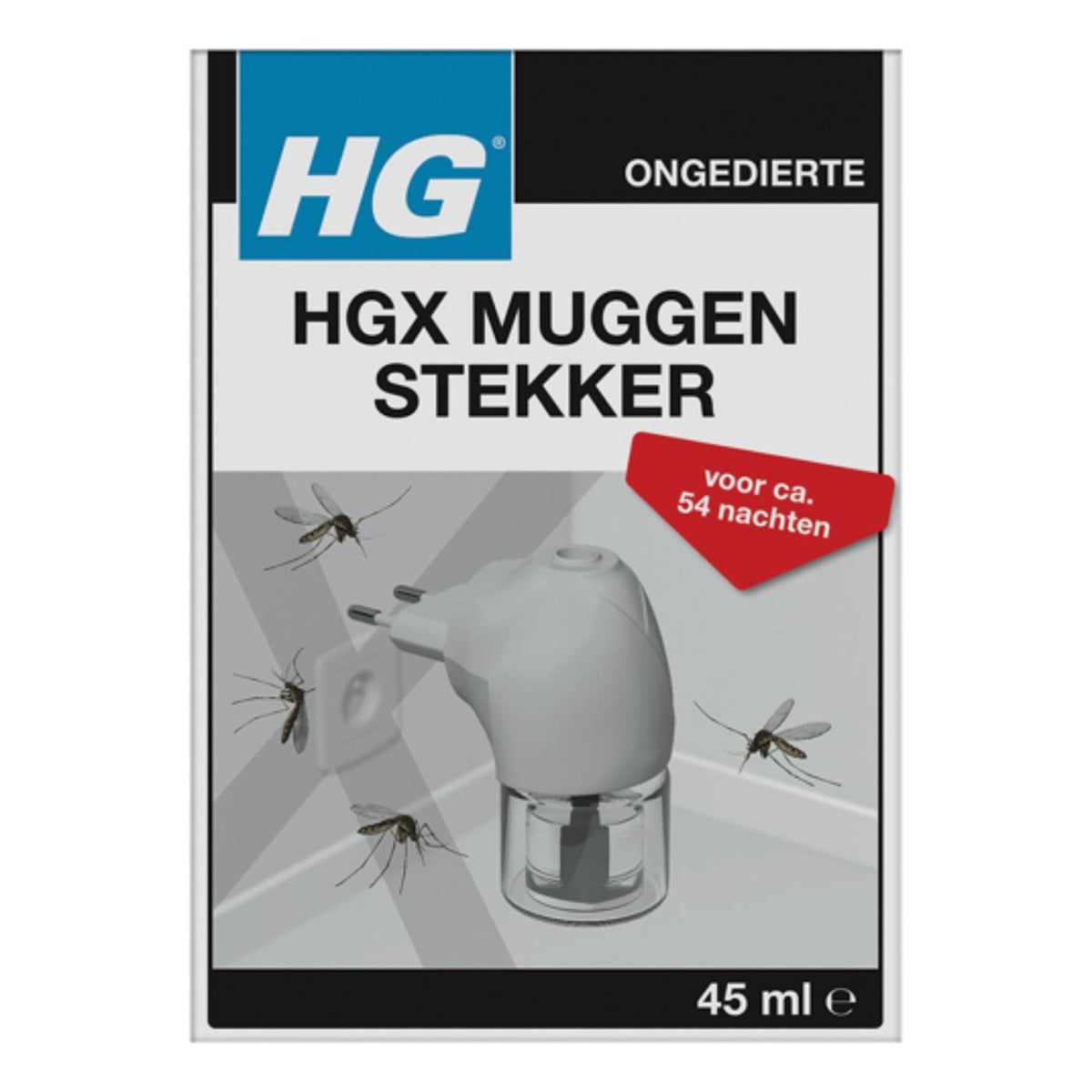 Hg x muggenstekker 45ml x muggenstekker 45ml