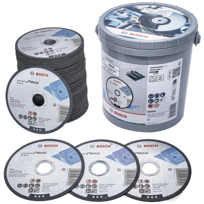 Accessori Bosch Disco da taglio 100x standard metallo 125x1x22,23 in secchio - 2608626116