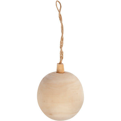 Colgante de bola de Navidad de Creativ Company Madera, 6.4 cm