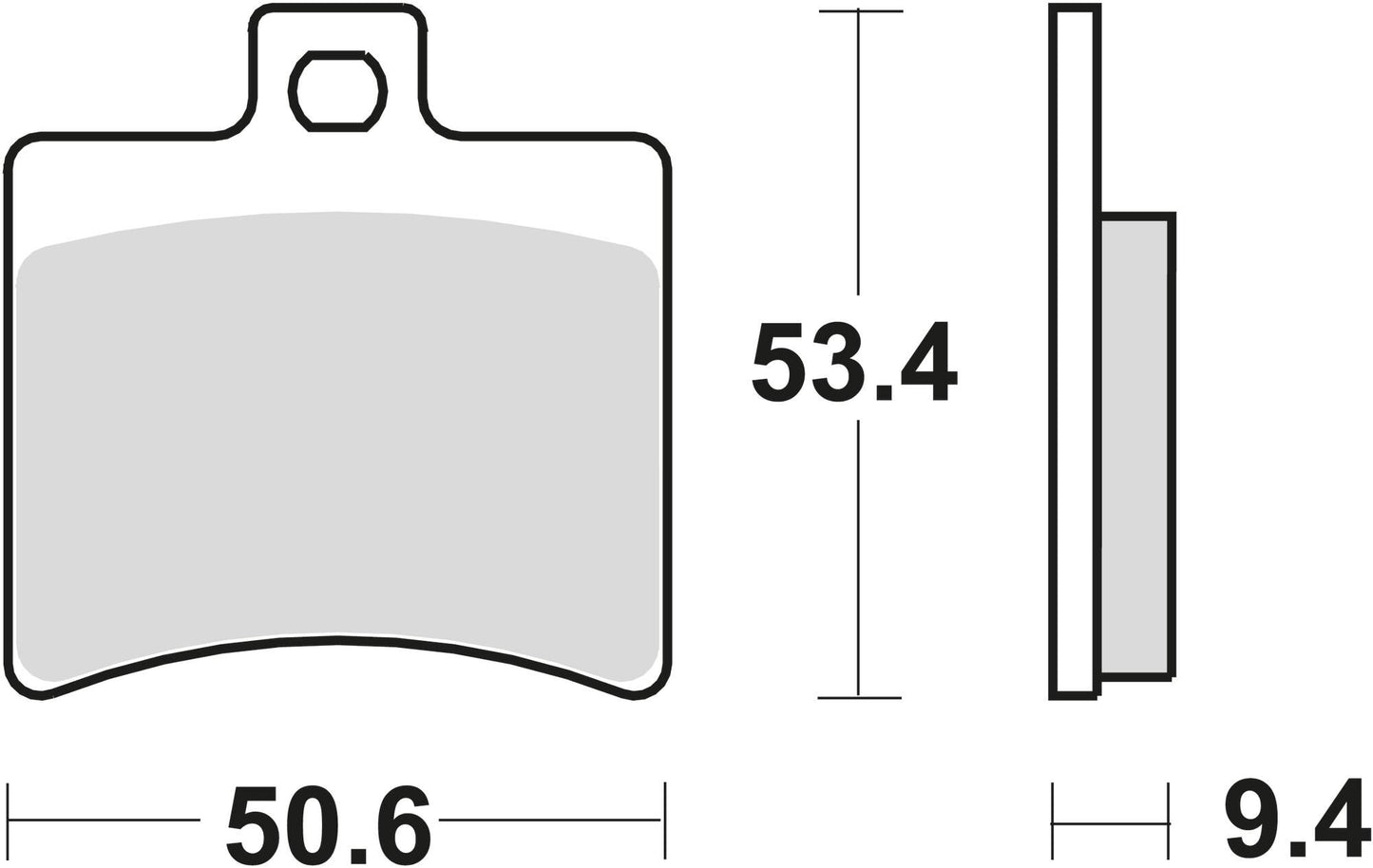 TRW Brake Pad MCB 710 EC organico