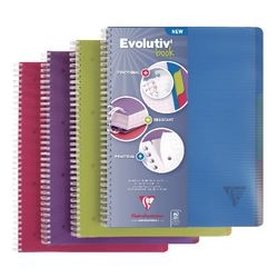 Spiral notebooks linicolor microperforated 329756 a5+