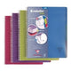 Cuadernos espiral linicolor microperforado 329156 a4+