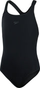 Speedo eco+ medalist traje de baño deportivo para niñas - negro