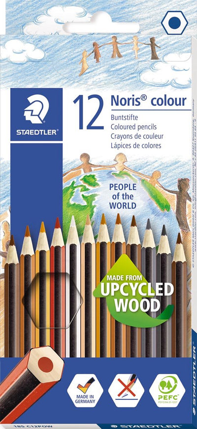 Lapiz de color staedtler noris club gente del mundo 12 lapices de colores - lapices beige - lapices de colores beige - lapices color piel