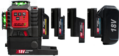 Juego de adaptadores inteligentes Levelfix x18va-mak 18v makita