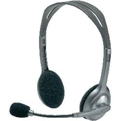 Logitech Logitech 981-000271 Aurione stereo H110 [3,5 mm,. Microfono, binaurale, nero]