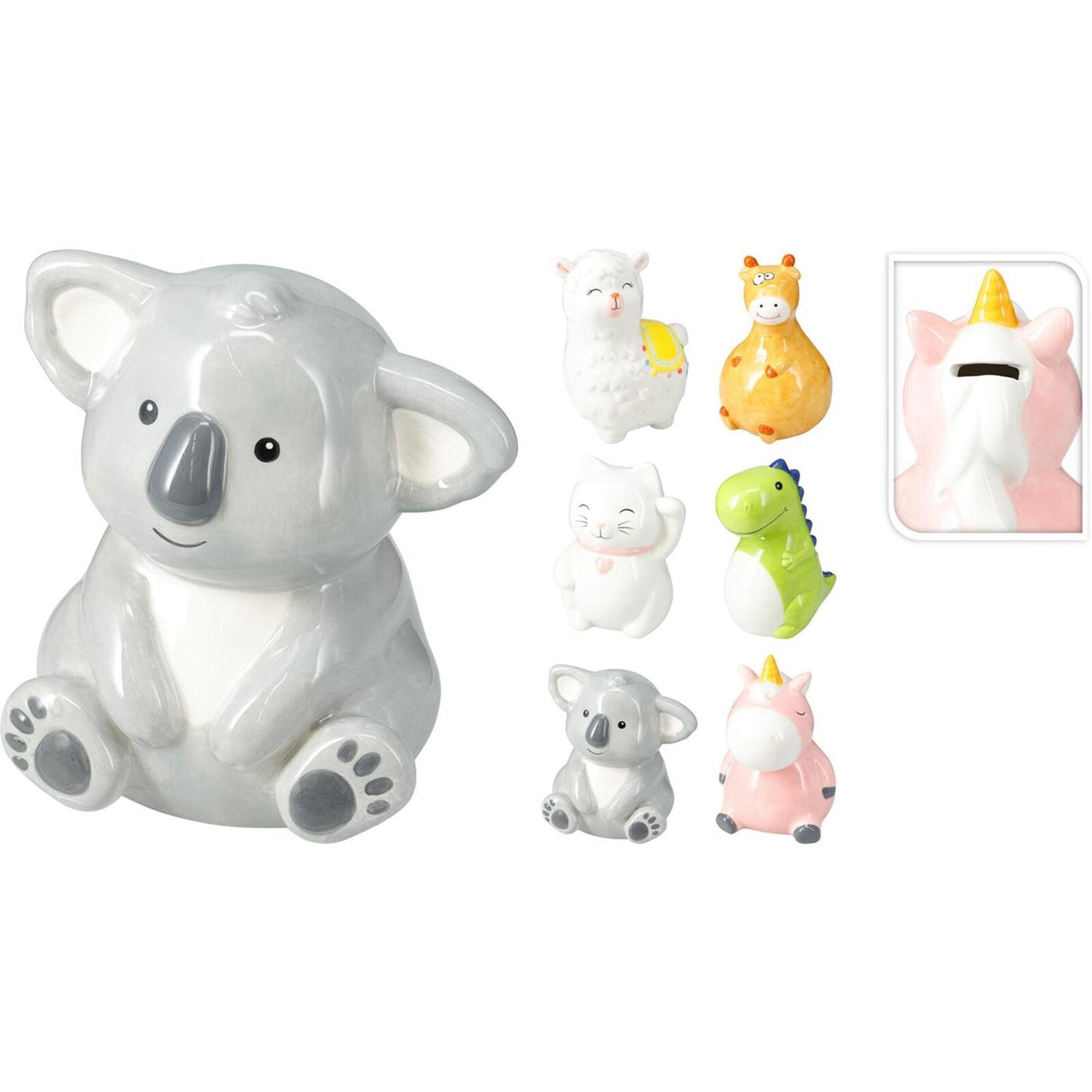 Salvadanaio Home Styling dolomite 12x16 cm