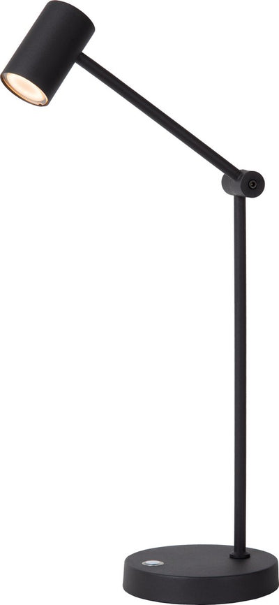 Lucide tipik - lámpara de escritorio recargable - batería recargable - LED 3 stepdim - 1x3w 2700k - negro