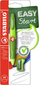 Stabilo easyergo 3.15 - portamine ergonomico - destrorso - ricaricabile - verde chiaro verde scuro - ricarica extra spessa 3,15 mm