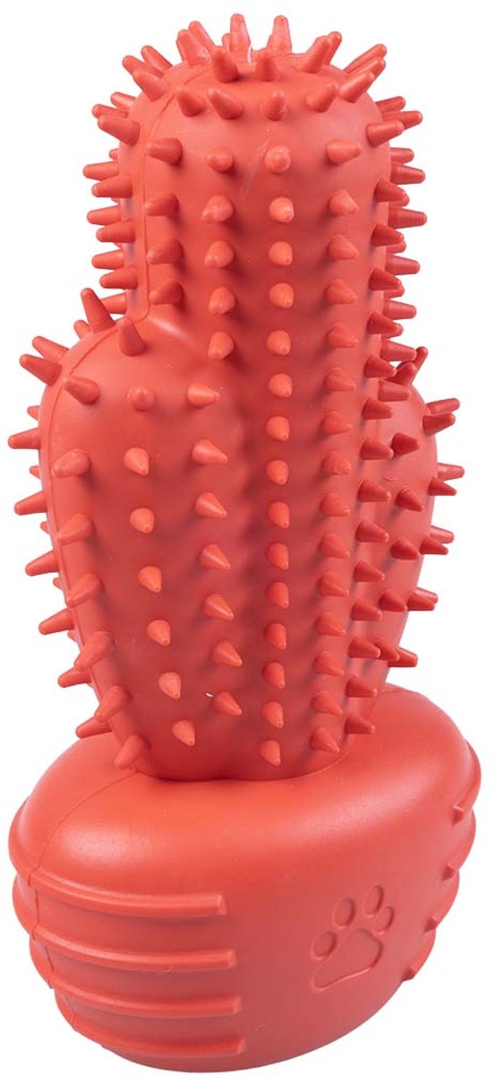 Duvo plus gioco da masticare griplay cactus per cani 18x9,5x6 cm rosso