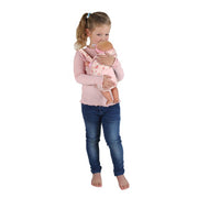 My beautiful dolls room poppendraagzak roze bloem | 3 stuks - afbeelding 1
