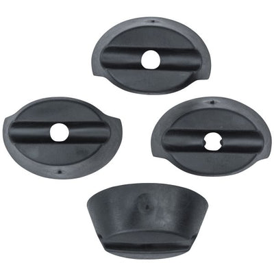 Anelli di gomma Basil Buddy - Set di 4 - Black