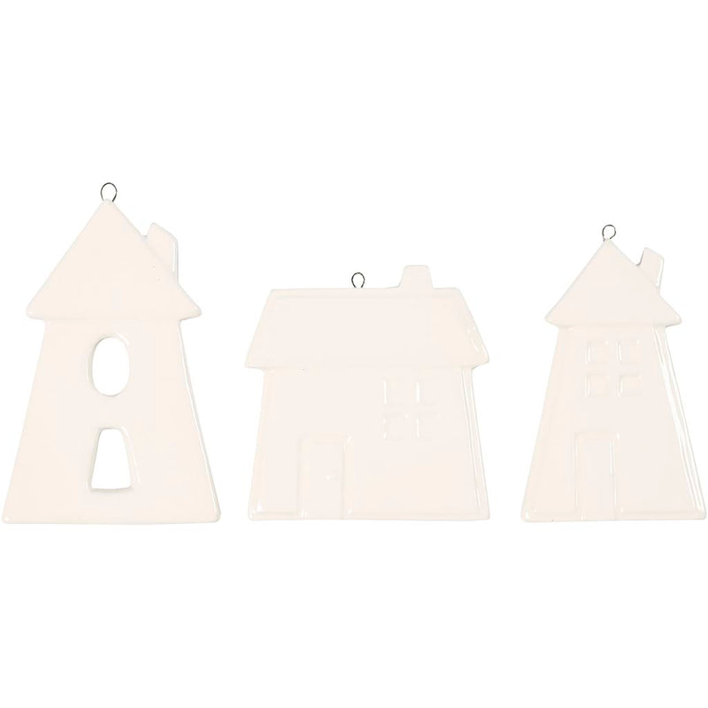 Creativ company http: www.cchobby.nl hangende-ornamenten-huizen-h-7-6-9-7-cm-wit-18-stuk-1-doos
