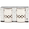Lanterna aziendale Creativ, h: 8 cm, p 6,2 cm, bianco, 2 pezzi 1 scatola