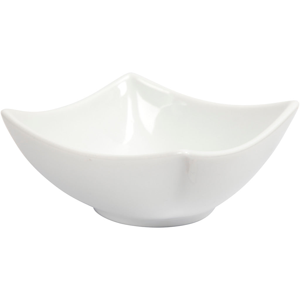 Ciotola aziendale Creativ, h: 4,5 cm, d 10 cm, bianco, 2 pezzi 1 scatola