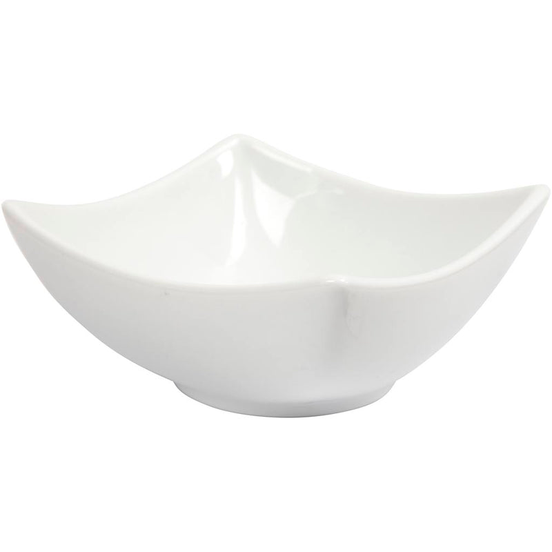 Ciotola Creative Company, h: 4,5 cm, d 10 cm, bianco, 12 pezzi 1 scatola
