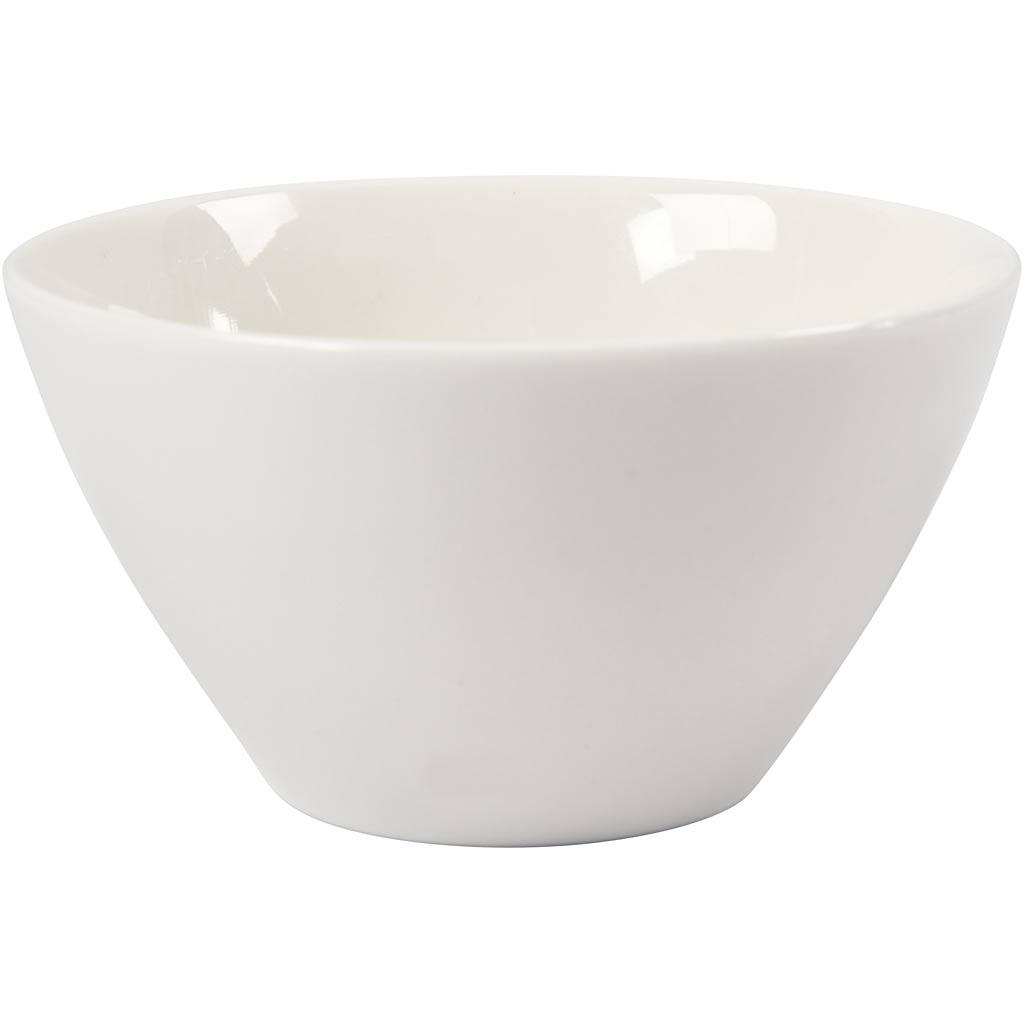 Creativ company cuenco para muesli, h: 7 cm, f 12,5 cm, blanco, 20 piezas 1 caja
