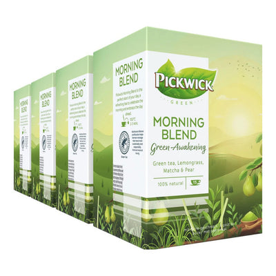 Pickwick morning blend green awakening - 4 x 15 pieces