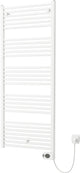 Scaldasalviette elettrico Plieger elba – scaldasalviette – con cronotermostato – 146,2 cm x 50 cm – 700 watt – bianco
