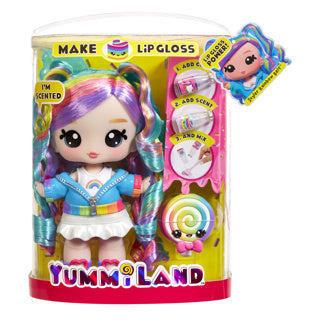 Yummiland grande bambola + labbra per animale domestico arcobaleno cintura arcobaleno